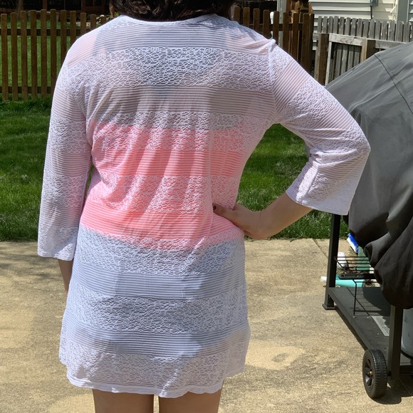 Apt 9 White Swim Suit Cover Up - Picture 2 of 3